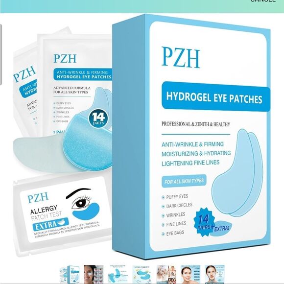 New! Under Eye Patches for Dark Circles, Eye Mask Gel - Reduce Puffiness & Lines - Picture 2 of 9